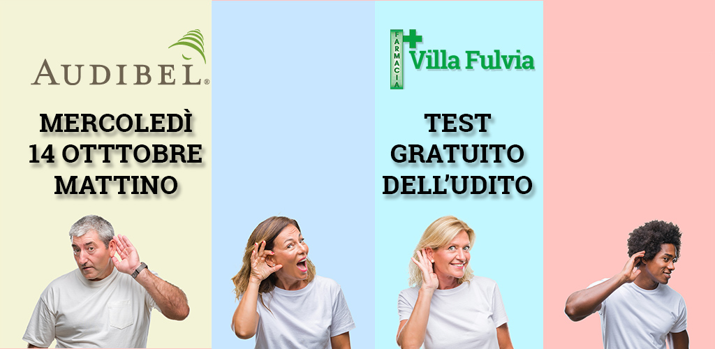 Mercoledì 14 Ottobre mattino: test gratuito dell’udito, bastano solo 10 minuti!