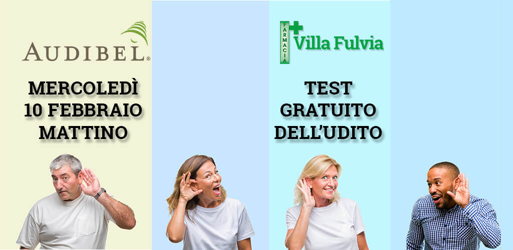Mercoledì 10 Febbraio al mattino, sarà possibile effettuare gratuitamente in Farmacia, un TEST AUDIOMETRICO. Bastano circa 10 minuti!