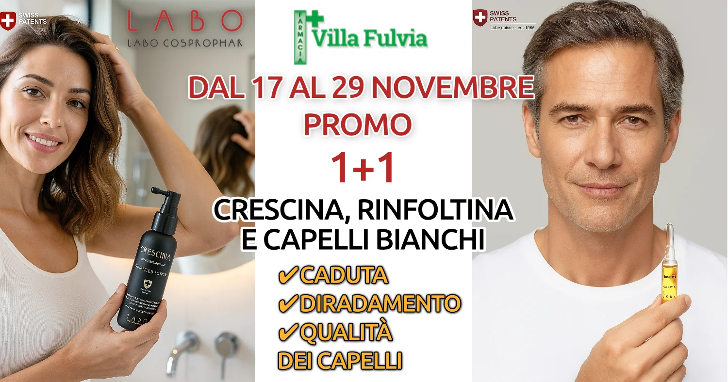 Dal 17 al 29 novembre promo 1+1 prodotti Labo per i capelli