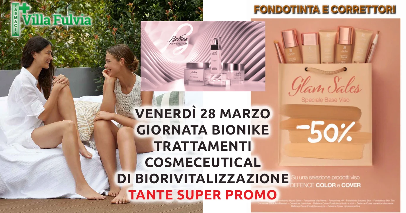Venerdì 28 Marzo Giornata Bionike: Tante super promo!