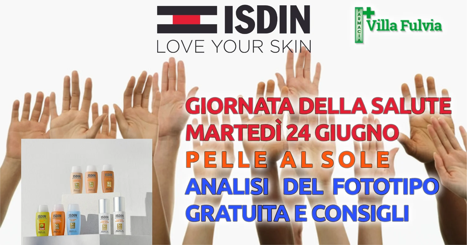 Martedì 24 Giugno analisi fototipo gratuita