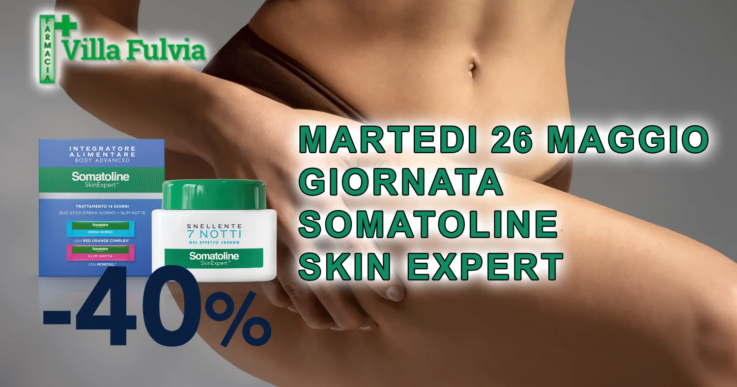 Martedi 26 maggio giornata somatoline Prova prodotti e SCONTO 40%